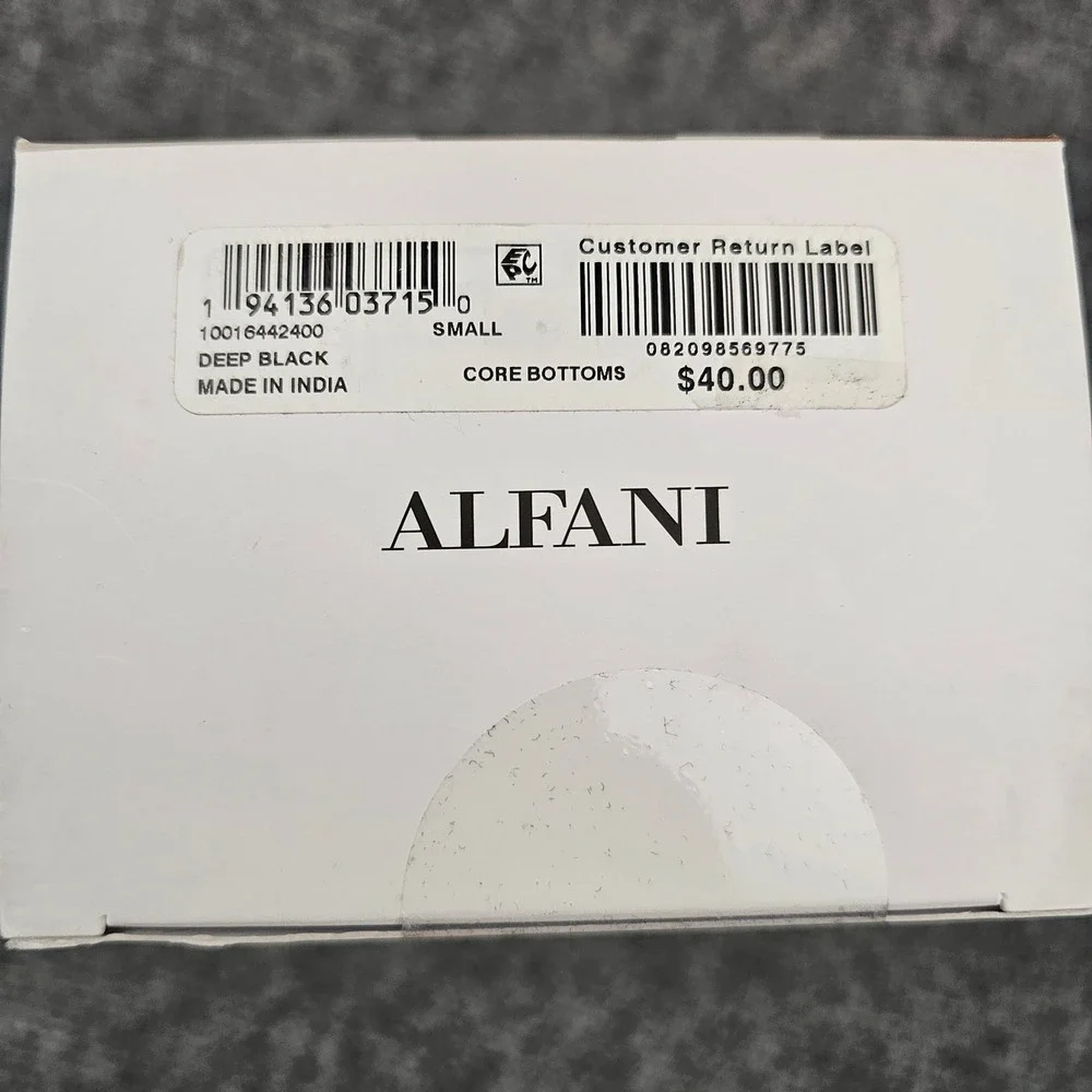 Alfani Mens Briefs 4 Pack 100% Cotton Tagless Moisture Wicking Deep Black Small‎